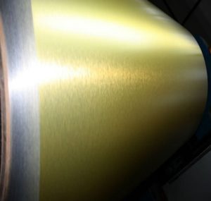 Gold Brushed Coated Aluminum Coil Sheet 02